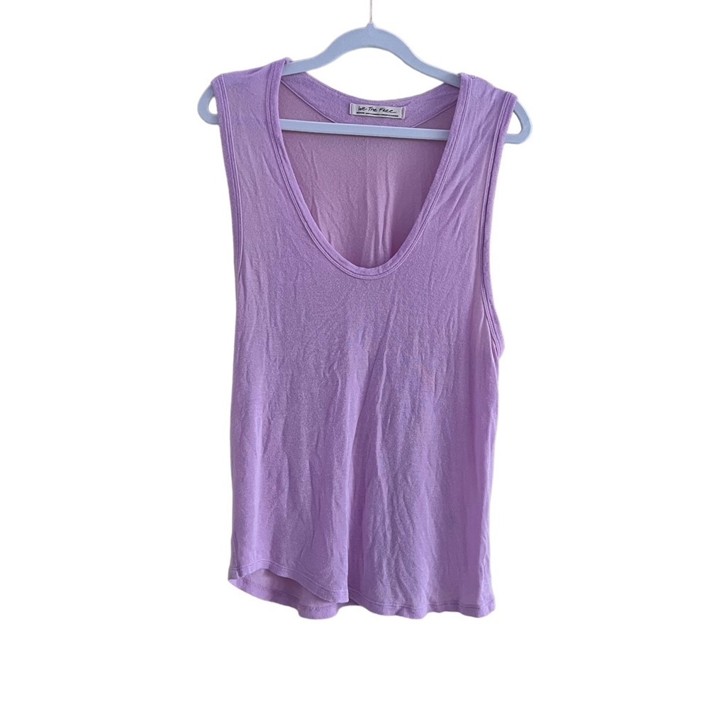 We The Free Lilac Purple Flowy Tank Top Size M